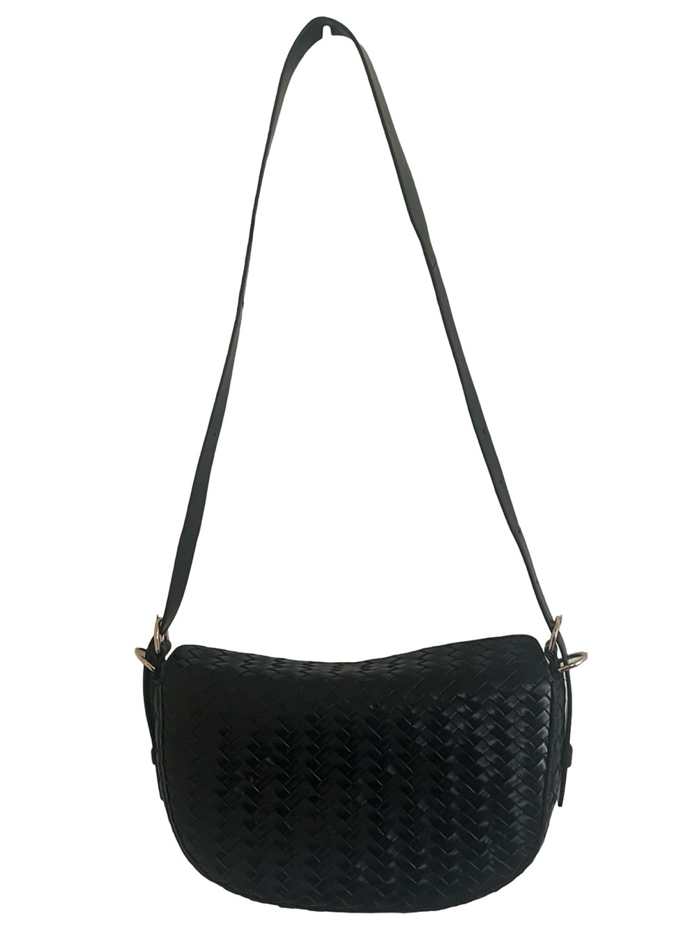 & And Other Stories Black Braided Shoulder Bag